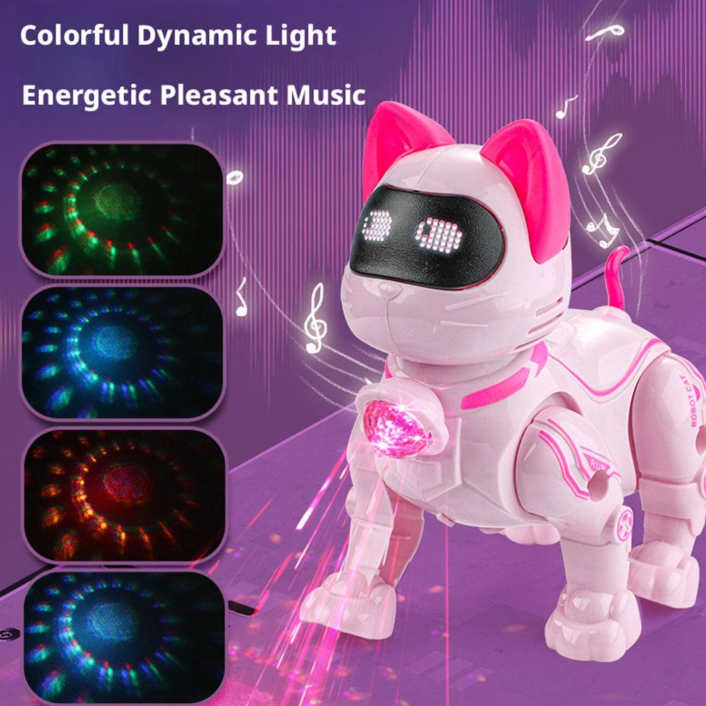 Science Robot - Giocattolo Robot Gatto Intelligente Programmabile con