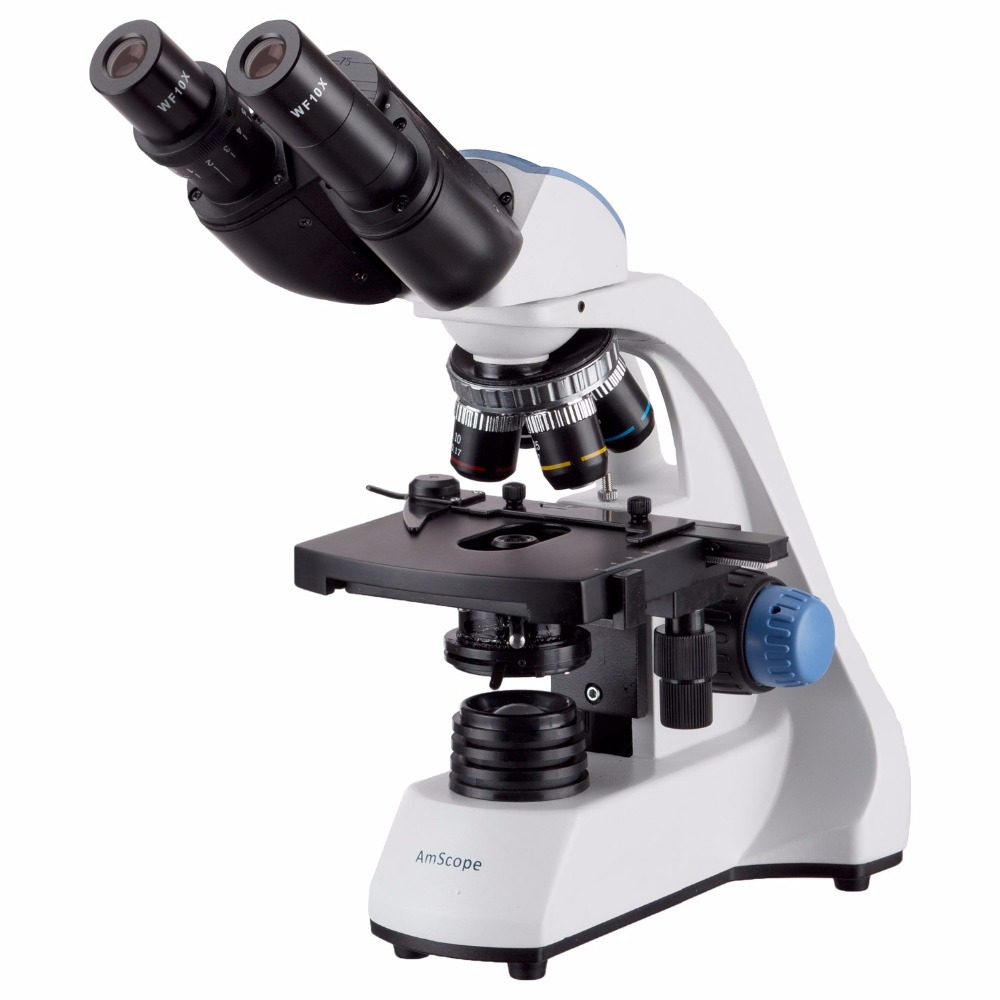 Microscope Compound 40X - Microscopio composto binoculare AmScope 40X-2000X LED