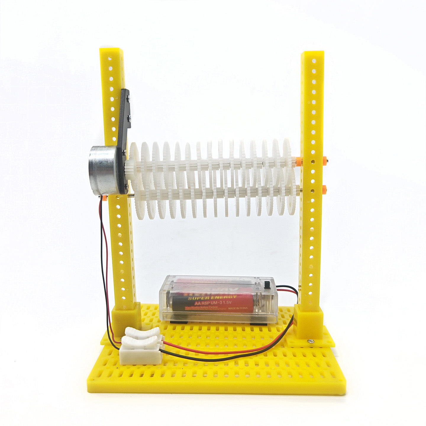 Science Toys Diy - Puzzle con ingranaggi per bambini n.