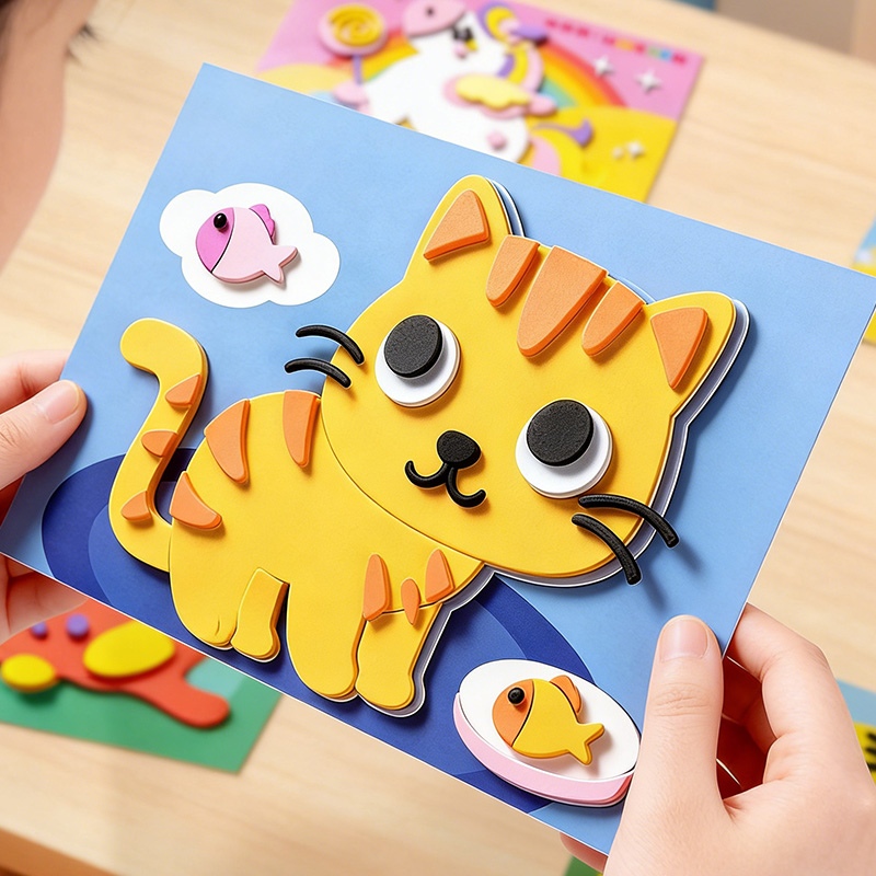 Adesivi 3D per bambini, 10 fog - Science Toys Diy recensione e prezzo