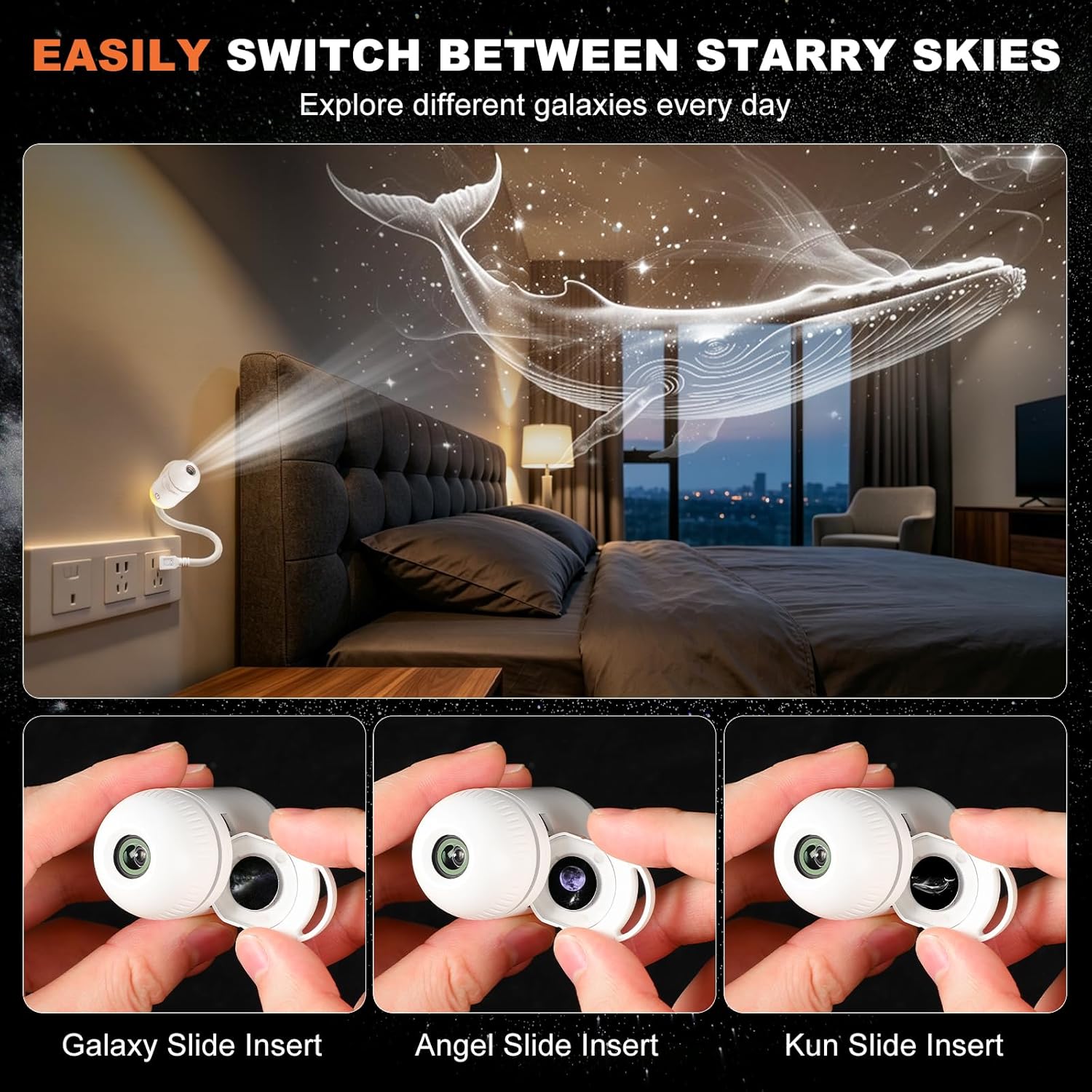 Proiettore Galassia Luce Nottu - Planetarium Projector Home recensione e prezzo